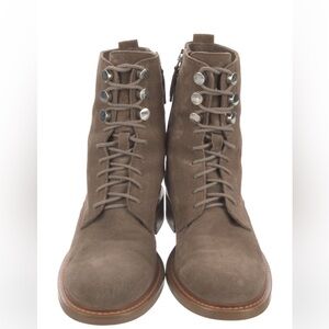 Aquatalia Suede Combat Boots Size: 7.5